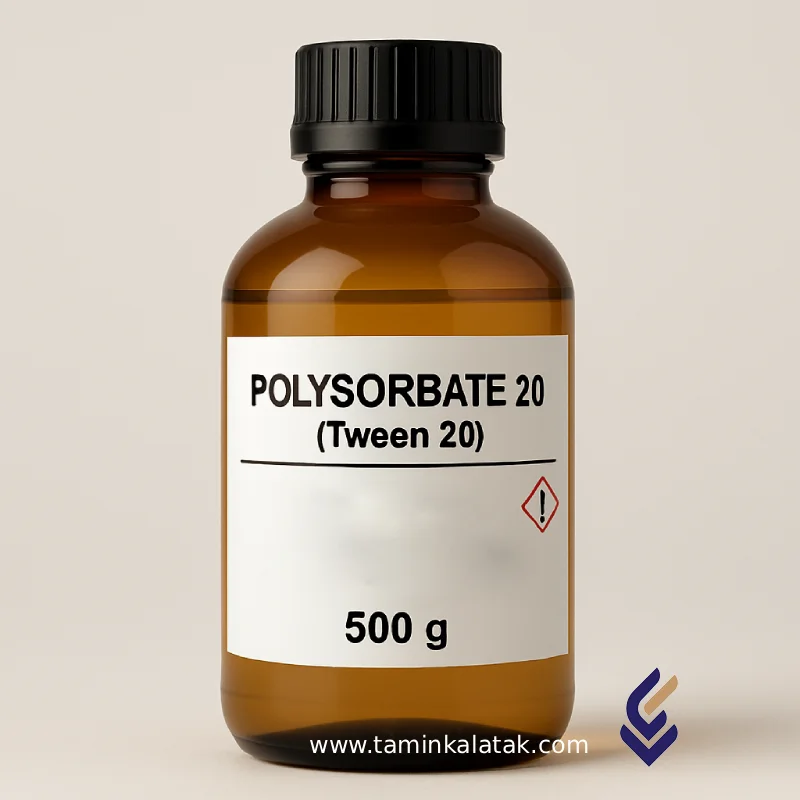 POLU SORBAR 20 Tween 20, also known as Polysorbate 20, is a versatile nonionic surfactant commonly used in biochemical applications. This molecule features 20 repeating polyethylene glycol units that are hydrophilic, combined with a hydrophobic hydrocarbon tail, making it an effective detergent and emulsifier.